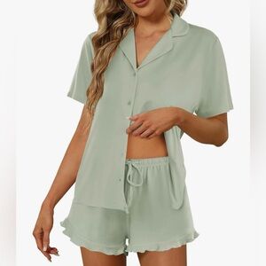 Women's Mint Green Sleepwear Set
